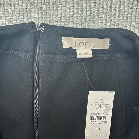 LOFT Black Lace Career Skirt NWT | Size XS - Picture 6 of 8